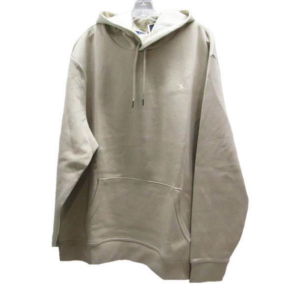 NEW RALPH LAUREN Mens Ombre Cotton Blend Smooth Hoodie Beige Size XXL - Picture 1 of 11